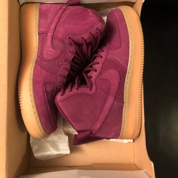 air force 1 purple bottom